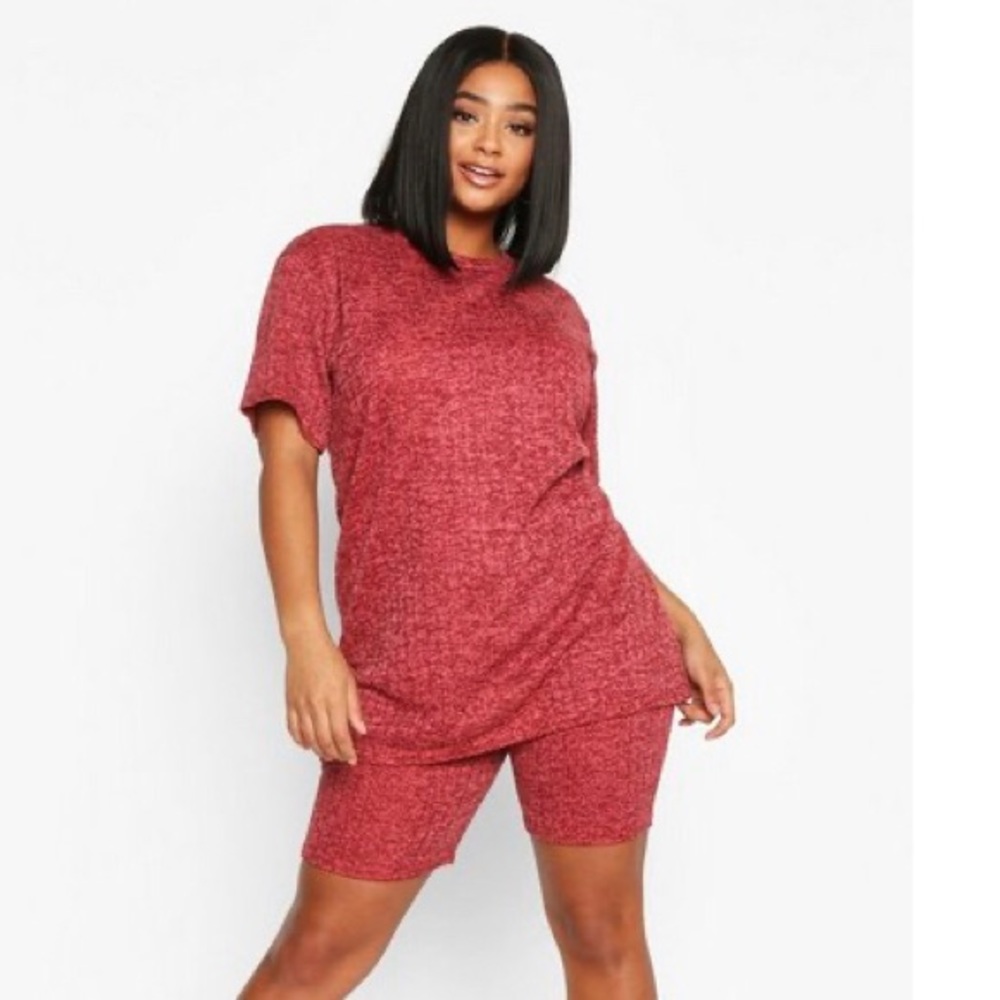 COPY - Plus Knitted Cycling Short Co-Ord ❤️💕